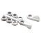 Prime-Line Universal Screen Clips, Fits Flush To 7/16 in., Diecast Zinc, White (4 Pack) L 5931 - alternate 1